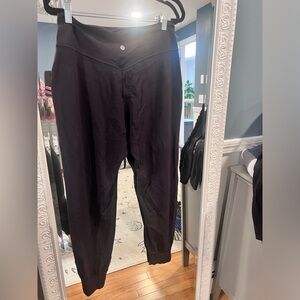 Size 10 Black Lululemon Jogger